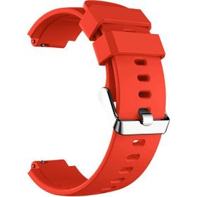 Gpack Amazfit Verge Kancalı Silikon Renkli Kırmızı Kordon