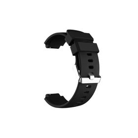 Gpack Amazfit Verge Kançalı Silikon Renkli Siyah Kordon