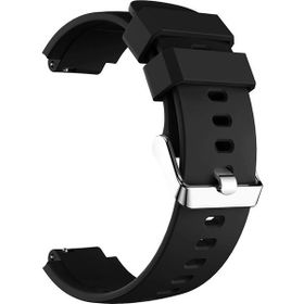 Gpack Amazfit Verge Kançalı Silikon Renkli Siyah Kordon