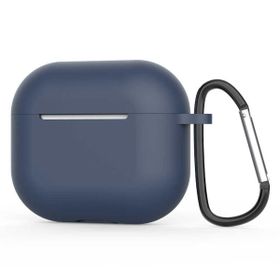 Gpack Apple AirPods 3. Nesil Mat Kancalı Silikon A11 Gri Kulaklık Kılıfı