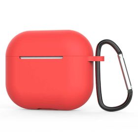 Gpack Apple AirPods 3. Nesil Mat Kancalı Silikon A11 Gri Kulaklık Kılıfı