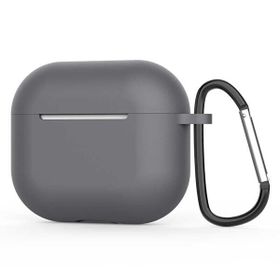 Gpack Apple AirPods 3. Nesil Mat Kancalı Silikon A11 Siyah Kulaklık Kılıfı