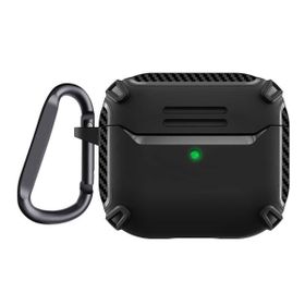 Gpack Apple AirPods 3. Nesil Sert Armor Karbon Görünüm A26 Kırmızı Kılıf