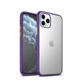 Gpack Apple iPhone 11 Bark Parlak Silikon Renkli Kenarları Rose Kılıf