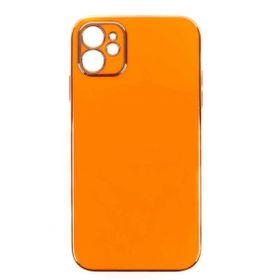 Gpack Apple iPhone 11 Bark Parlak Silikon Renkli Kenarları Rose Kılıf