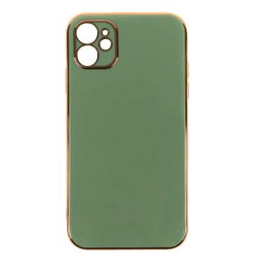 Gpack Apple iPhone 11 Bark Parlak Silikon Renkli Kenarları Rose Kılıf