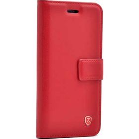 Gpack Apple iPhone 11 Delux Cüzdan Kartvizitli Para Gözlü Kopçalı Kırmızı Kılıf