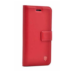 Gpack Apple iPhone 11 Delux Cüzdan Kartvizitli Para Gözlü Kopçalı Kırmızı Kılıf