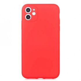Gpack Apple İPhone 11 Mara Mat Soft Kamera Korumalı Sarı Kılıf