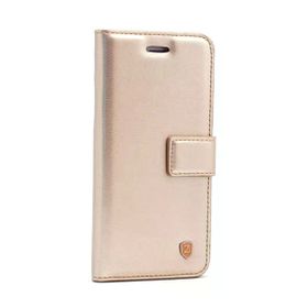 Gpack Apple iPhone 11 Pro Delux Cüzdan Kartvizitli Para Gözlü Kopçalı Gold Kılıf