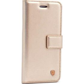 Gpack Apple iPhone 11 Pro Max Delüx Cüzdan Kartvizitli Para Gözlü Kopçalı Gold Kılıf