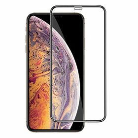 Gpack Apple iPhone 11 Pro Max Full Kapatan Renkli Siyah Cam Ekran Koruyucu