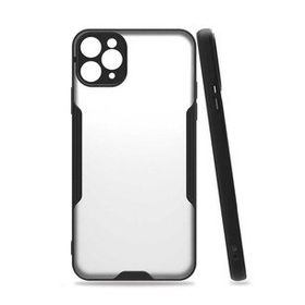 Gpack Apple iPhone 11 Pro Parfe Sarı Kenarlı Kapak Kılıf