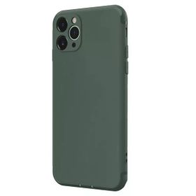 Gpack Apple Iphone 11 Pro Renkli Tıpalı Kamera Korumalı Esnek Koruma Haki Silikon Cep Telefonu Kılıf