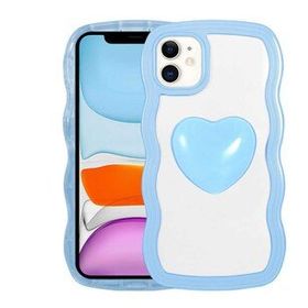 Gpack Apple iPhone 11 Renkli Kalp Figürlü Ponçik Kapak Kılıf