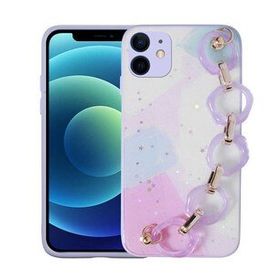 Gpack Apple iPhone 11 Simli Desenli El Askılı Tutacaklı Elsa Silikon Kapak Kılıf