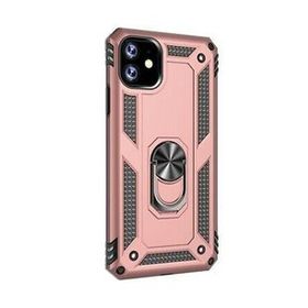 Gpack Apple iPhone 11 Vega Standlı Yüzüklü Mıknatıslı Gümüş Kılıf