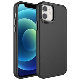 Gpack Apple İphone 12 Botox Mat Silikon Renkli Parlak Tuşlu Kılıf