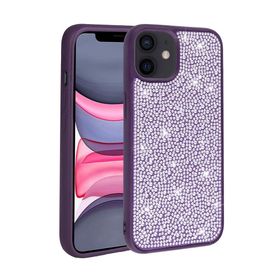 Gpack Apple iPhone 12 Diamond Parlak Taşlı Ston Kapak Silikon Kılıf