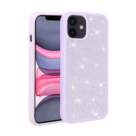 Gpack Apple iPhone 12 Diamond Parlak Taşlı Ston Kapak Silikon Kılıf