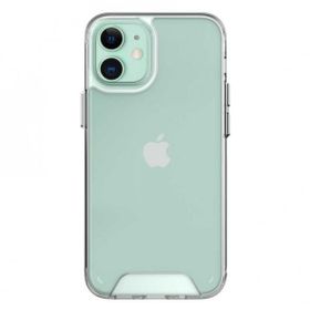 Gpack Apple iPhone 12 Gard Nitro Şeffaf Sert Silikon Renksiz Kılıf