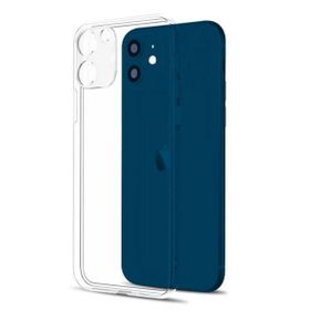 Gpack Apple İPhone 12 Kamera Korumalı Şeffaf Silikon Renksiz Kılıf