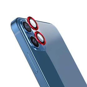 Gpack Apple iPhone 12 Kırmızı Kamera Metal Cam Lens Koruyucu