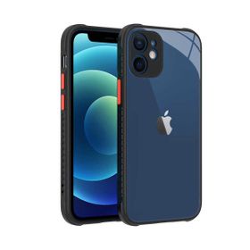 Gpack Apple İphone 12 Mini kaff Sarı Detaylı Lacivert Kapak Kılıf
