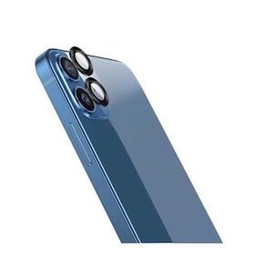 Gpack Apple iPhone 12 Mini Kamera Metal Cam Şeffaf Lens Koruyucu