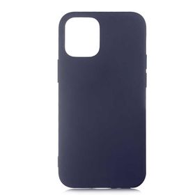 Gpack Apple İPhone 12 Mini Lsr Lansman Görünüm İçi Süet Silikon Lacivert Kılıf