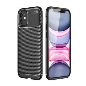 Gpack Apple Iphone 12 Mini Negro Karbon Dizayn Silikon Nano Glass Kahverengi Cep Telefonu Kılıfı