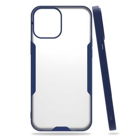 Gpack Apple İphone 12 Parfe Sarı Kenarlı Şeffaf Kapak Kılıf