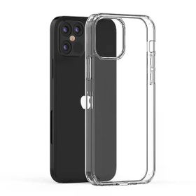 Gpack Apple Iphone 12 Pro Coss Şeffaf Sert Kapak Nano Glass Koruyucu Cep Telefonu Kılıfı