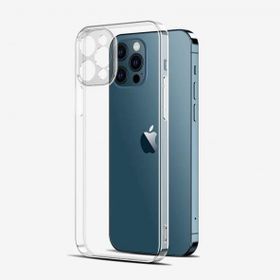 Gpack Apple iPhone 12 Pro Kamera Korumalı Şeffaf Silikon Renksiz Kılıf