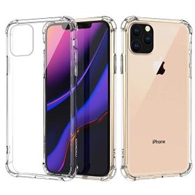 Gpack Apple Iphone 12 Pro Max Antishock Sert Kapak+Nano Glass Renksiz Kılıf