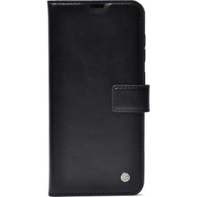 Gpack Apple iPhone 12 Pro Max Kar Delüx Cüzdan Kartvizitli Standlı Kopçalı Siyah Kılıf