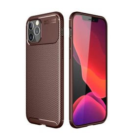 Gpack Apple Iphone 12 Pro Max Negro Karbon Dizayn Lacivert Ekran Koruyucu Silikon Cep Telefonu Kılıfı