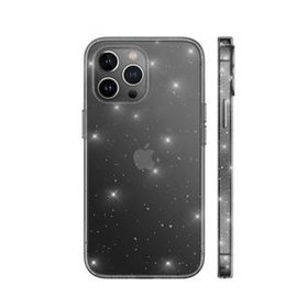 Gpack Apple iPhone 12 Pro Max Vixy Transparan Simli Görünüm Renksiz Kılıf