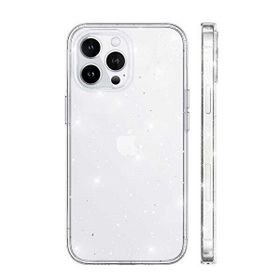 Gpack Apple iPhone 12 Pro Max Vixy Transparan Simli Görünüm Renksiz Kılıf