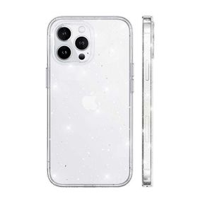 Gpack Apple iPhone 12 Pro Max Vixy Transparan Simli Görünüm Renksiz Kılıf