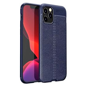 Gpack Apple Iphone 12 Pro Niss Deri Görünümlü Kırmızı Ekran Koruyucu Silikon Cep Telefonu Kılıfı