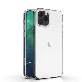 Gpack Apple Iphone 12 Pro Süper Silikon Nano Glass Renksiz Cep Telefonu Kılıfı