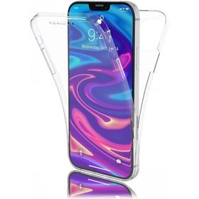Gpack Apple iPhone 12 Süper Silikon Arka Koruma Renksiz Kılıf