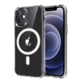 Gpack Apple iPhone 12 Wireless Tacsafe Antishock Ultra Koruma Sert Kapak Renksiz Kılıf