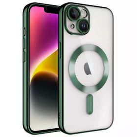 Gpack Apple iPhone 13 Demre Renkli Silikon Magsafe Wireless Şarj Özellikli Kılıf