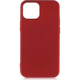 Gpack Apple iPhone 13 Korumalı Premier Mat Silikon Kırmızı Kılıf