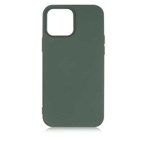 Gpack Apple iPhone 13 Mara Silikon Mat Soft Korumalı Lansman Koyu Yeşil Kılıf
