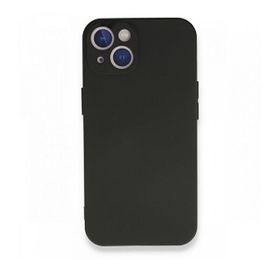 Gpack Apple Iphone 13 Mat Soft Premier+nano Glass Siyah Kamera Korumalı Silikon Cep Telefonu Kılıfı