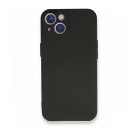 Gpack Apple Iphone 13 Mat Soft Premier+nano Glass Siyah Kamera Korumalı Silikon Cep Telefonu Kılıfı