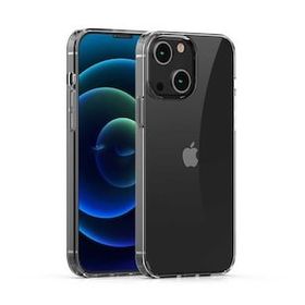 Gpack Apple iPhone 13 Mini Coss Şeffaf Silikon Sert Kapak Şeffaf Kılıf
